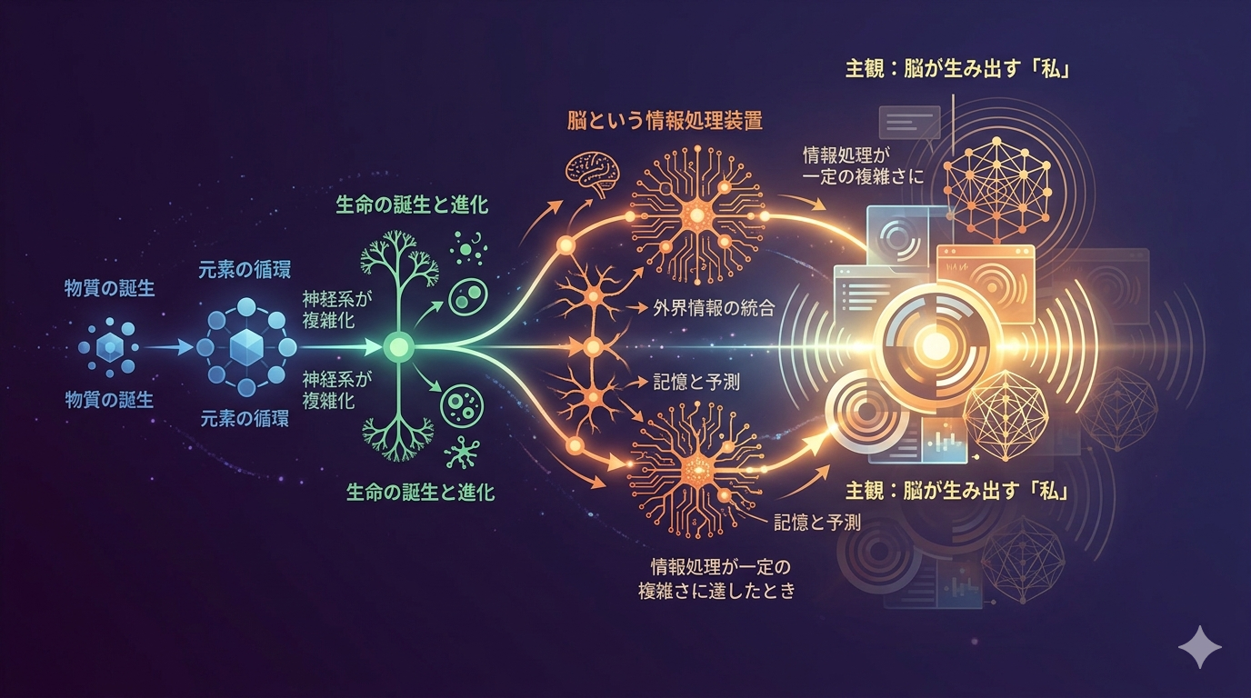 【私という存在の科学】脳が“私”を生成するプロセスは宇宙史の最終レイヤーだった