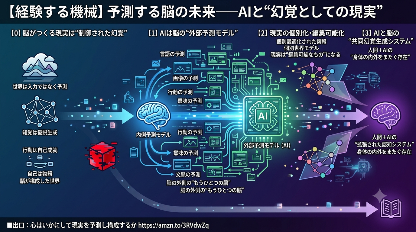 【経験する機械】予測する脳の未来──AIと“幻覚としての現実”