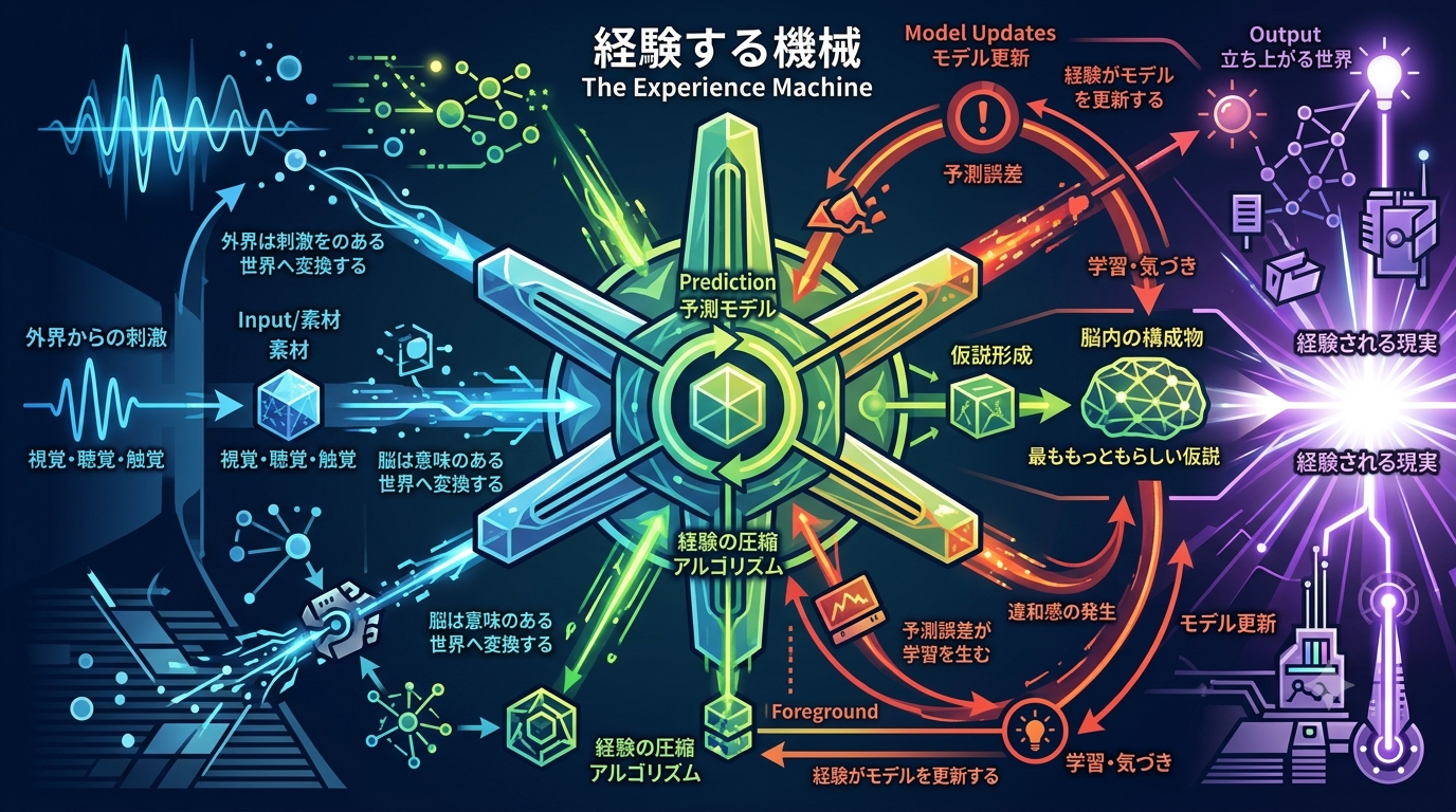 【経験する機械】脳は“世界を構成する機械”──現実は予測で作られる