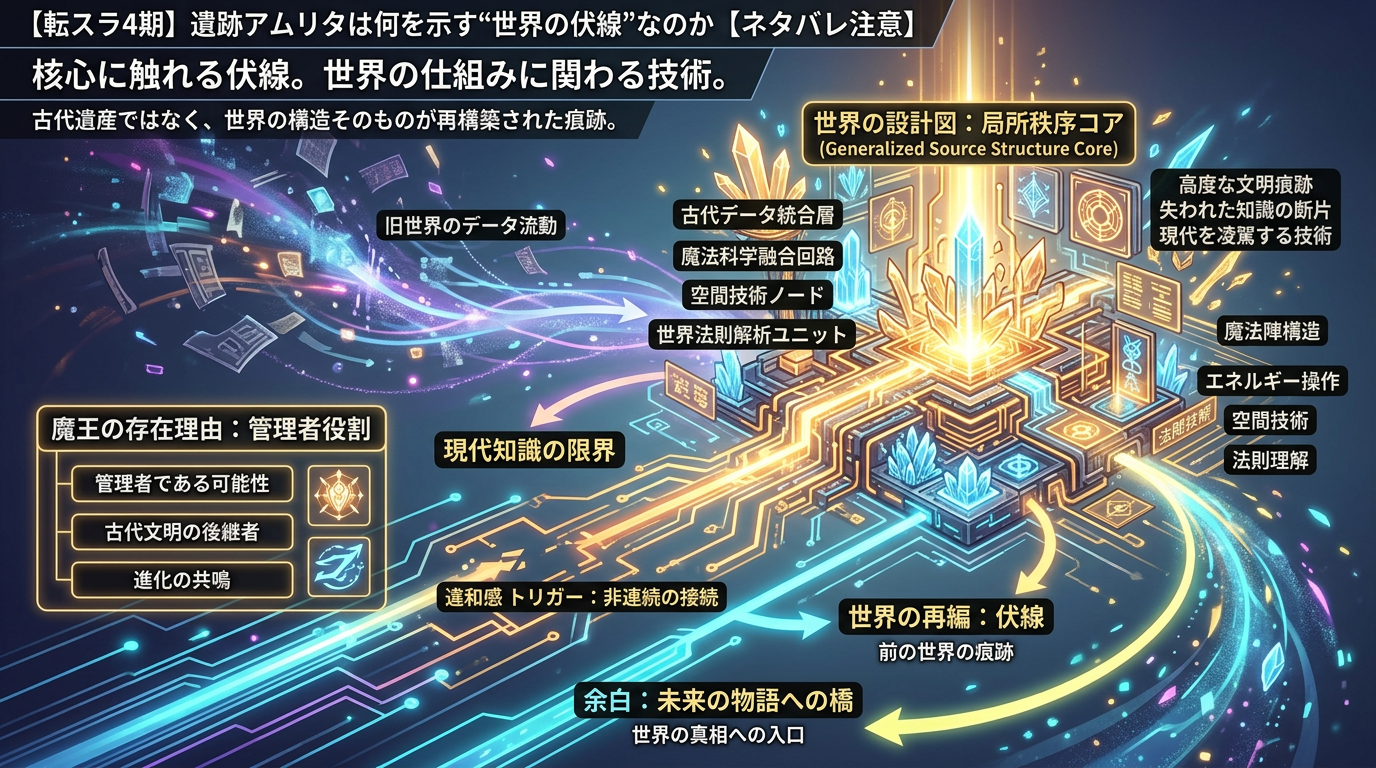 【転スラ4期】遺跡アムリタは何を示す“世界の伏線”なのか