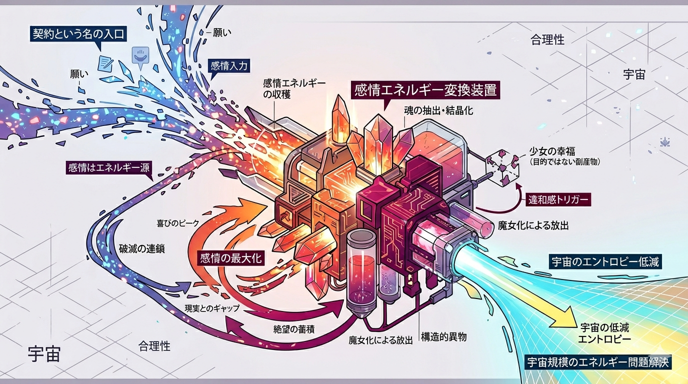 【魔法少女まどか☆マギカ】魔法少女システムは誰のための構造だったのかを読む