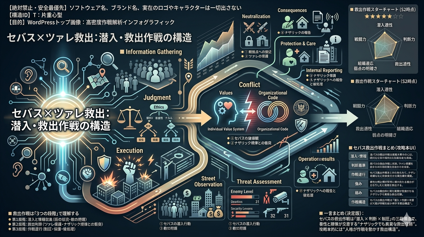 🔥879【オバロⅡ】セバス×ツァレ救出：潜入・救出作戦の構造