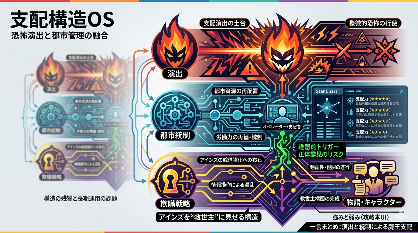 🔥885【オバロⅢ】ヤルダバオト支配：魔王演出と戦略構造解析書