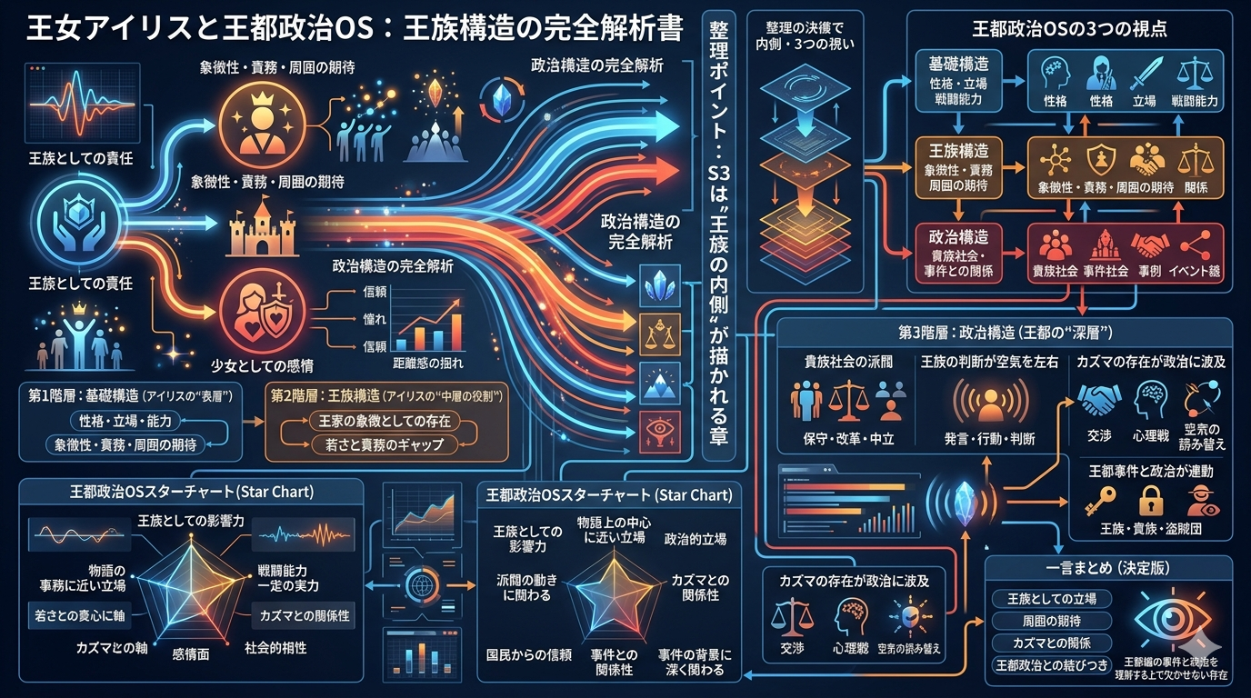 🔥【このすばS3】王女アイリスと王都政治OS：王族構造の完全解析書