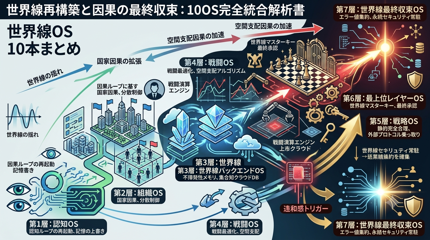 1005〜1014【コードギアスR2：世界線OS 10本まとめ】世界線の再構築と因果の最終収束：10OS完全統合解析書
