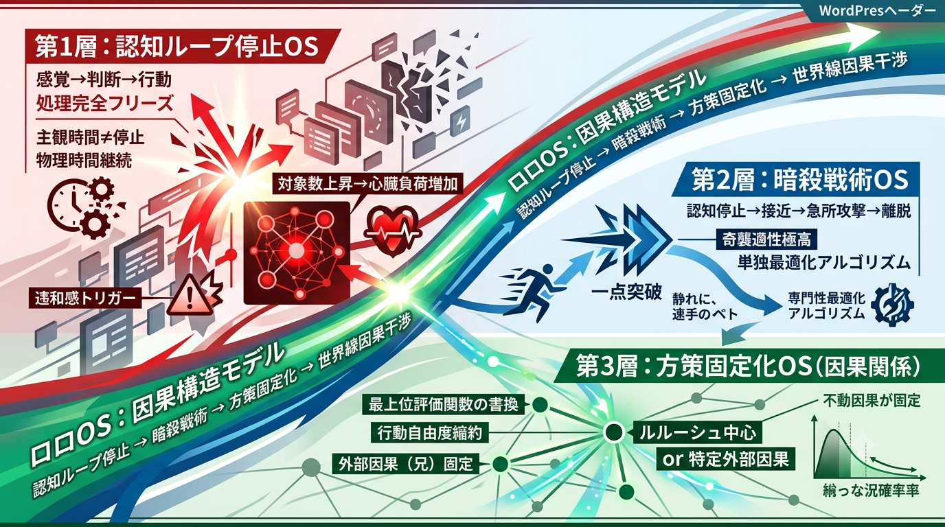 1006【コードギアスR2】ロロOS：認知ループ停止ギアスと暗殺戦術の深層解析