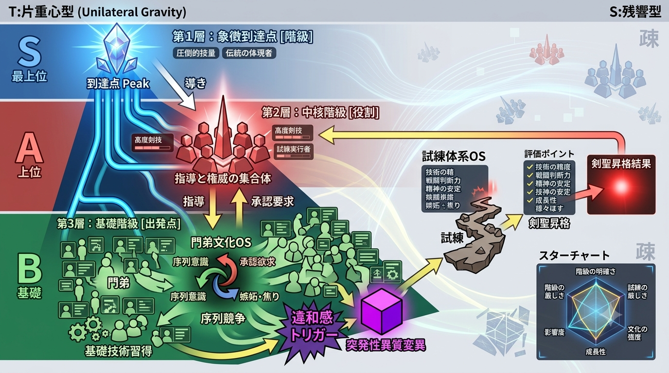 1060【無職転生Ⅲ】剣の聖地の階級構造：剣神・剣聖・門弟の序列と試練体系（攻略本シリーズ）
