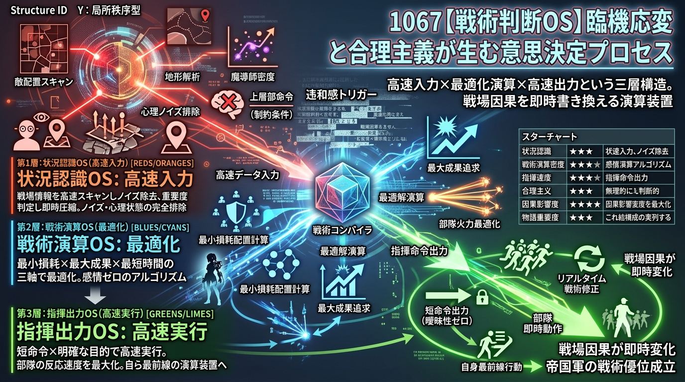 1067【幼女戦記Ⅱ】ターニャ戦術判断OS：臨機応変の指揮体系と合理主義が生む意思決定プロセス