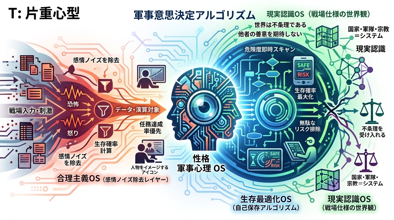 1071【幼女戦記Ⅱ】ターニャ心理OS：苛烈な合理主義と“戦場で形成される現実認識”を軍事心理学で解析する