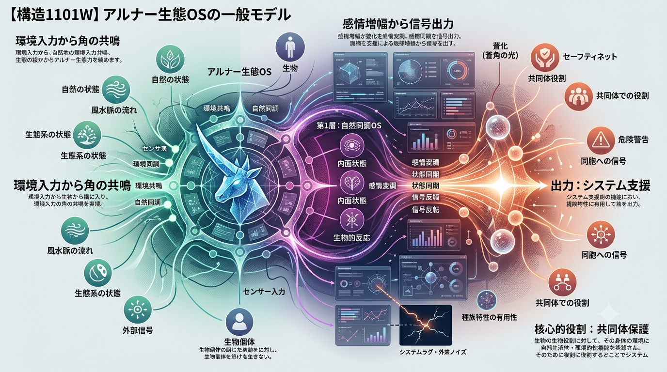1101W【領民０人領主】アルナーの角の光：種族特性と能力発現を“生態OS”として構造化する
