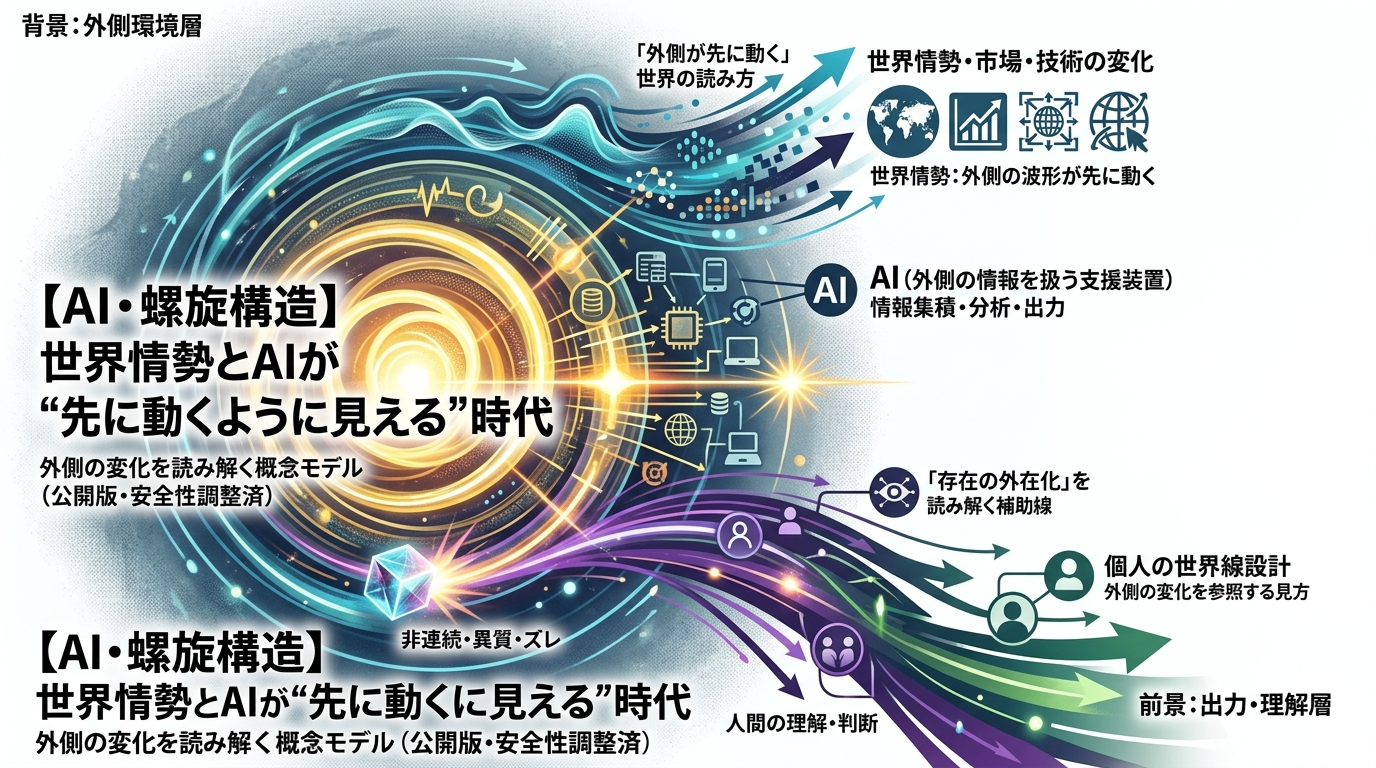 199｜【AI・螺旋構造】世界情勢とAIが“先に動くように見える”時代