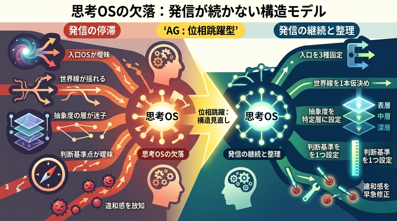 2253｜【発信OS】発信が続かない“思考OSの欠落”モデル