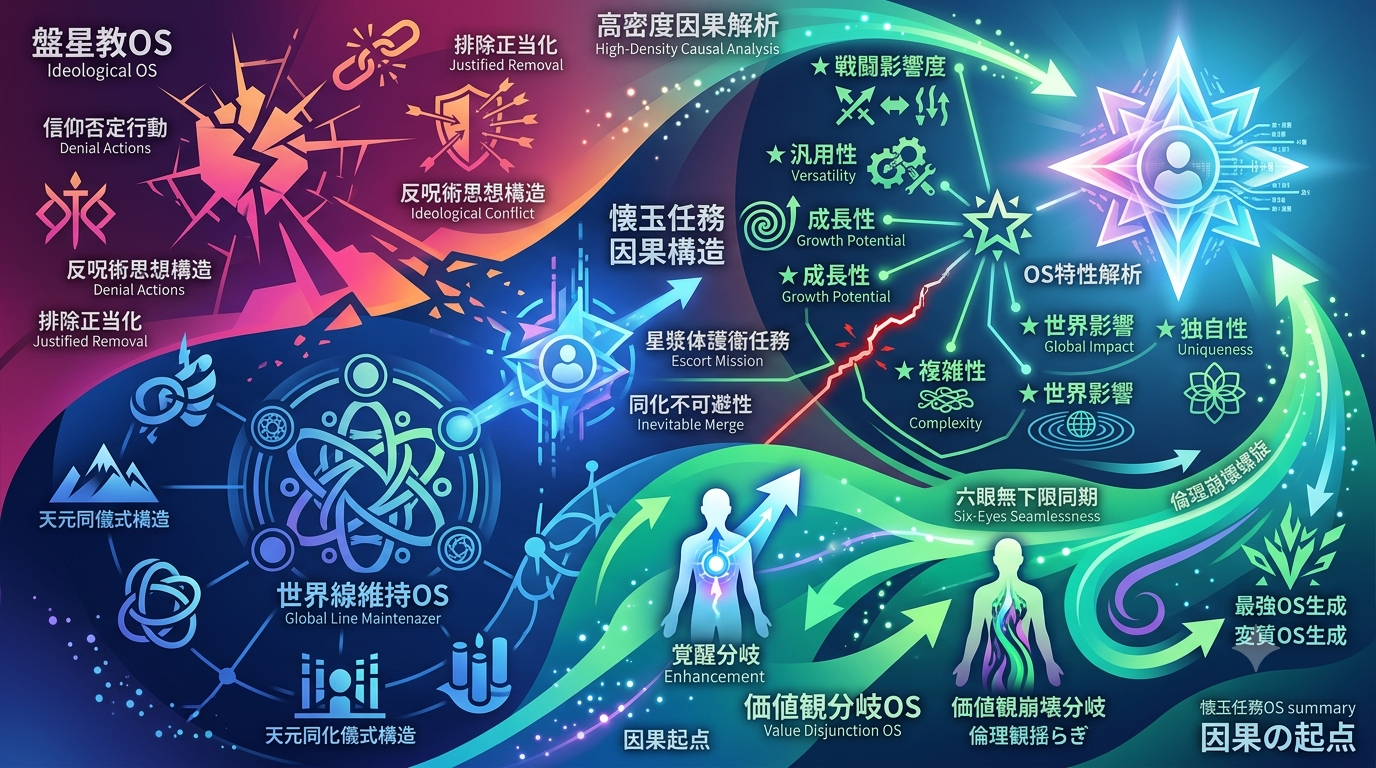 958【呪術廻戦S2】懐玉任務OS：星漿体護衛と盤星教の因果構造解析