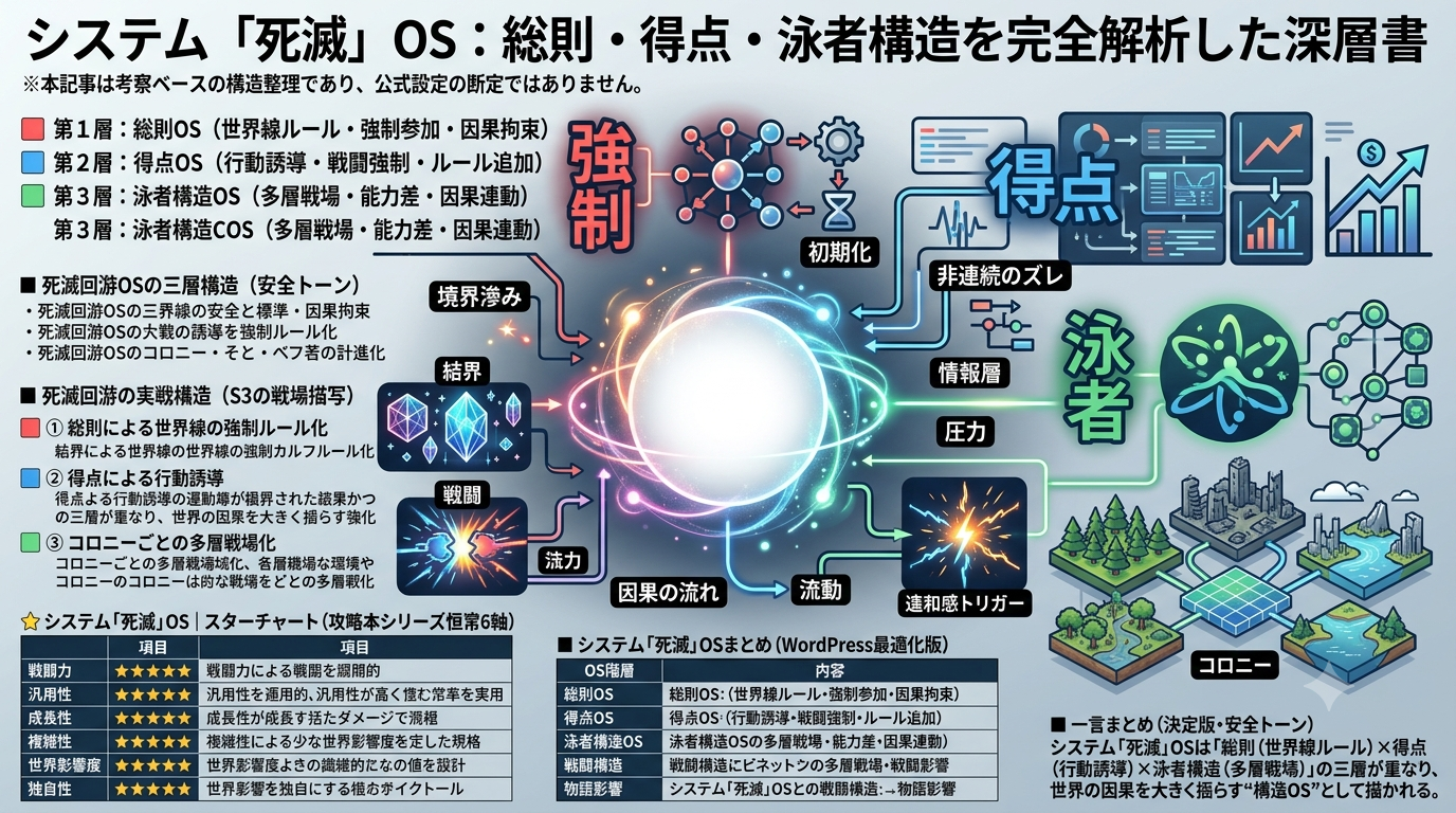 965【呪術廻戦S3】死滅回游OS：総則・得点・泳者構造を完全解析した深層書