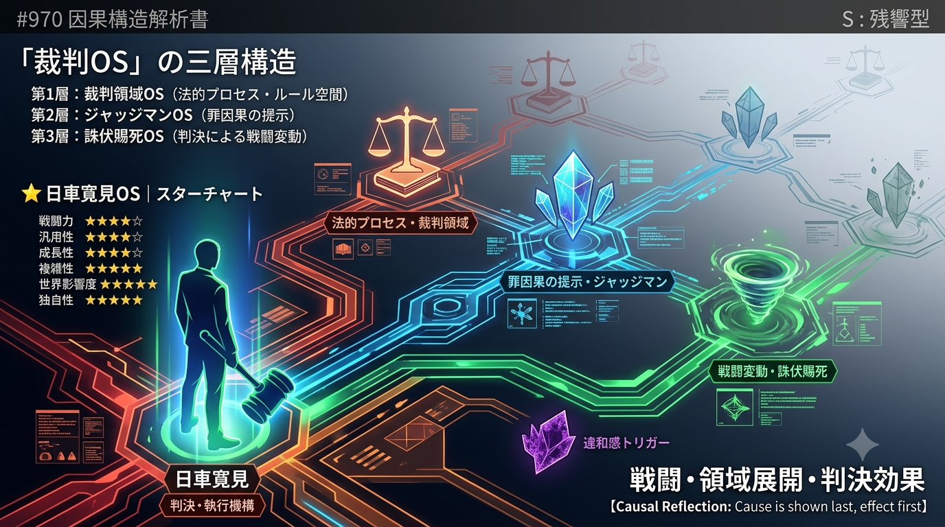 970【呪術廻戦S3】日車寛見OS：誅伏賜死と裁判領域の因果構造解析書