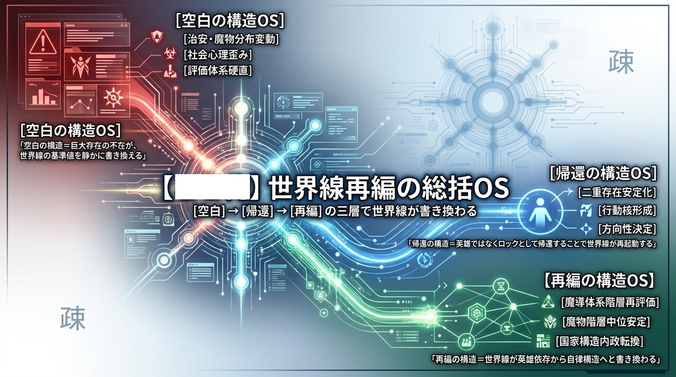 1265W｜【ここ俺】世界線再編の総括OS：10年空白→英雄帰還→魔神王討伐後の“世界構造”を完全整理する（構造ID：KOKO-REWRITE）