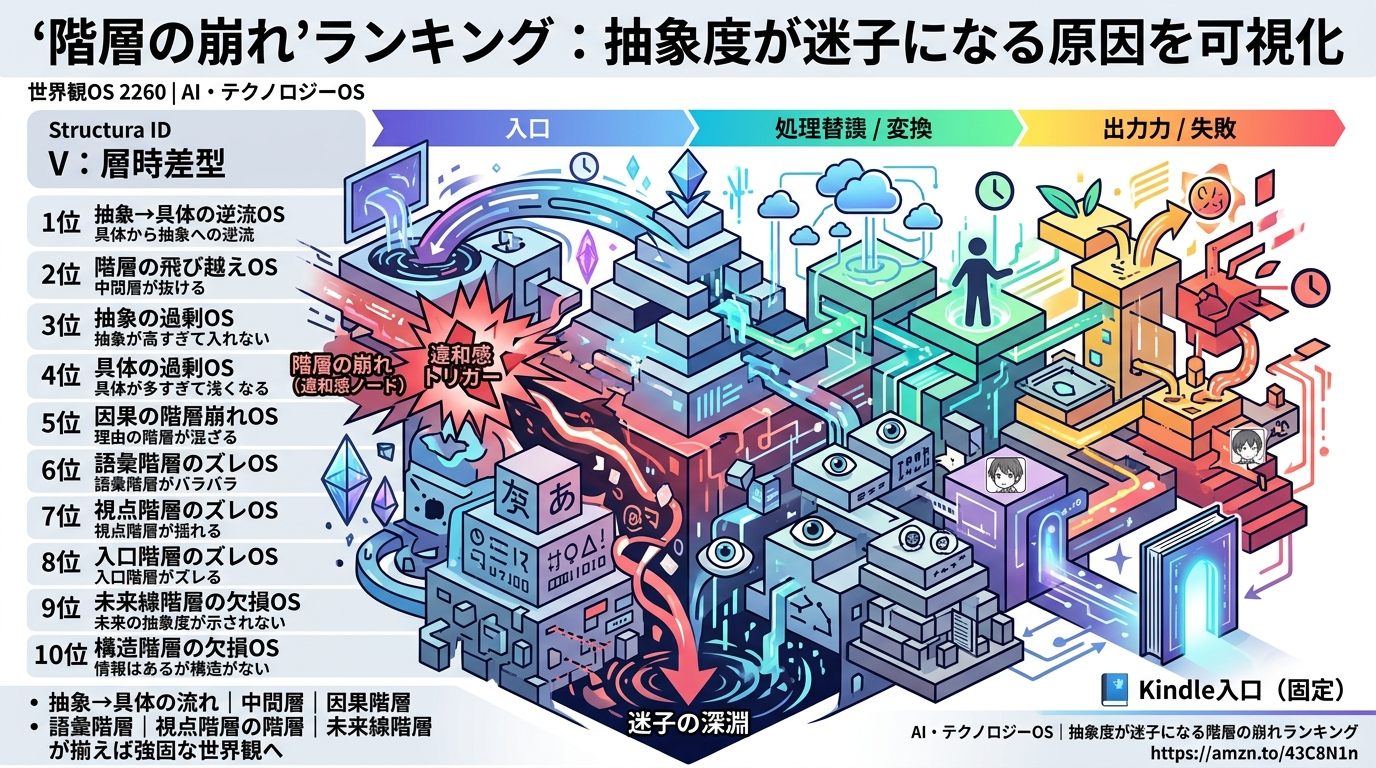 2260｜【世界観OS】抽象度が迷子になる“階層の崩れ”ランキング ──AI・テクノロジーOS（中間層）──