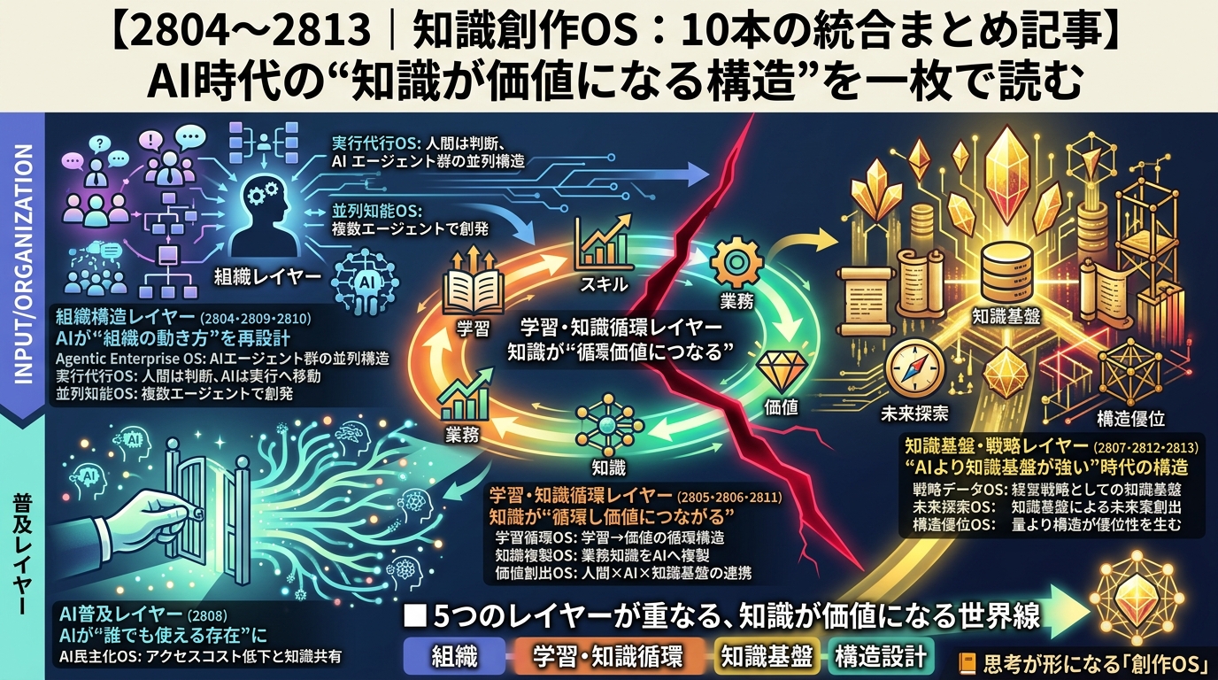 【2804〜2813｜知識創作OS：10本の統合まとめ記事】