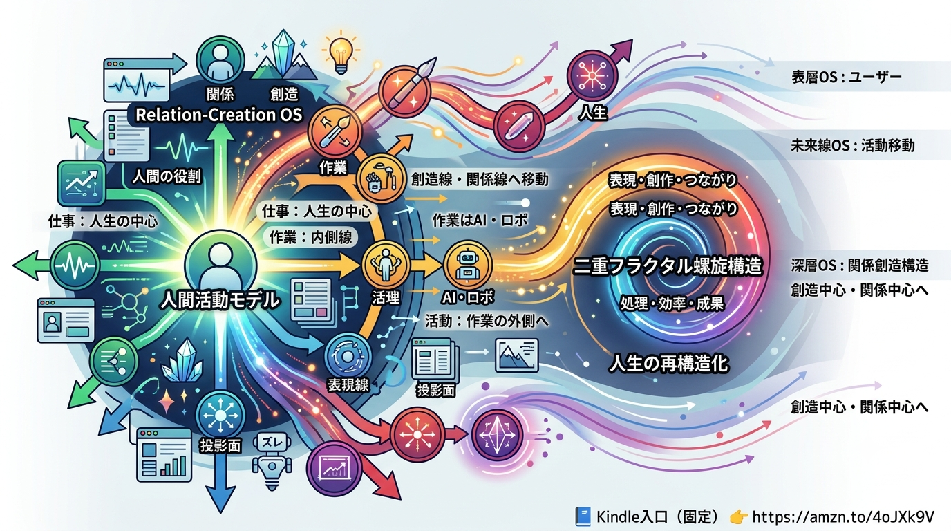 3161｜【関係創造 OS】作業から解放された人間は「作りたい」「表現したい」に戻るのか