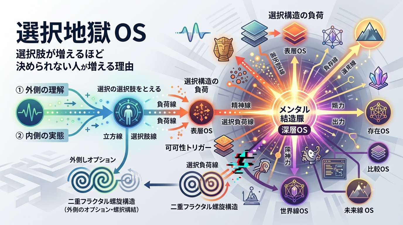 3179｜【選択地獄 OS】選択肢が増えるほど決められない人が増える理由──選択構造の負荷