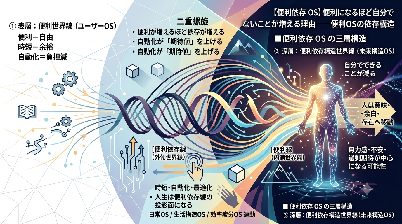 3185｜【便利依存 OS】便利になるほど自分でできないことが増える理由──便利OSの依存構造