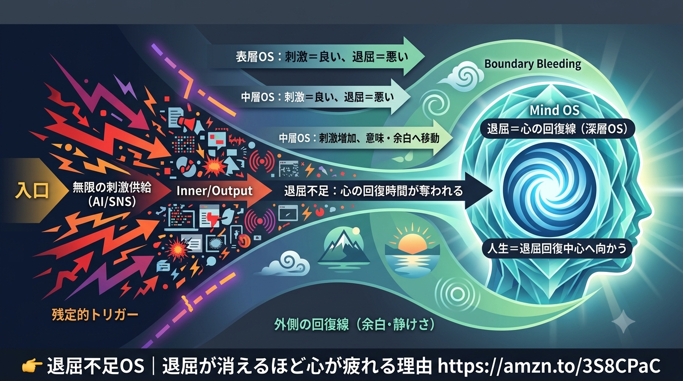 3198｜【退屈不足 OS】退屈が消えた時代ほど心が疲れる理由──刺激過多の心理構造