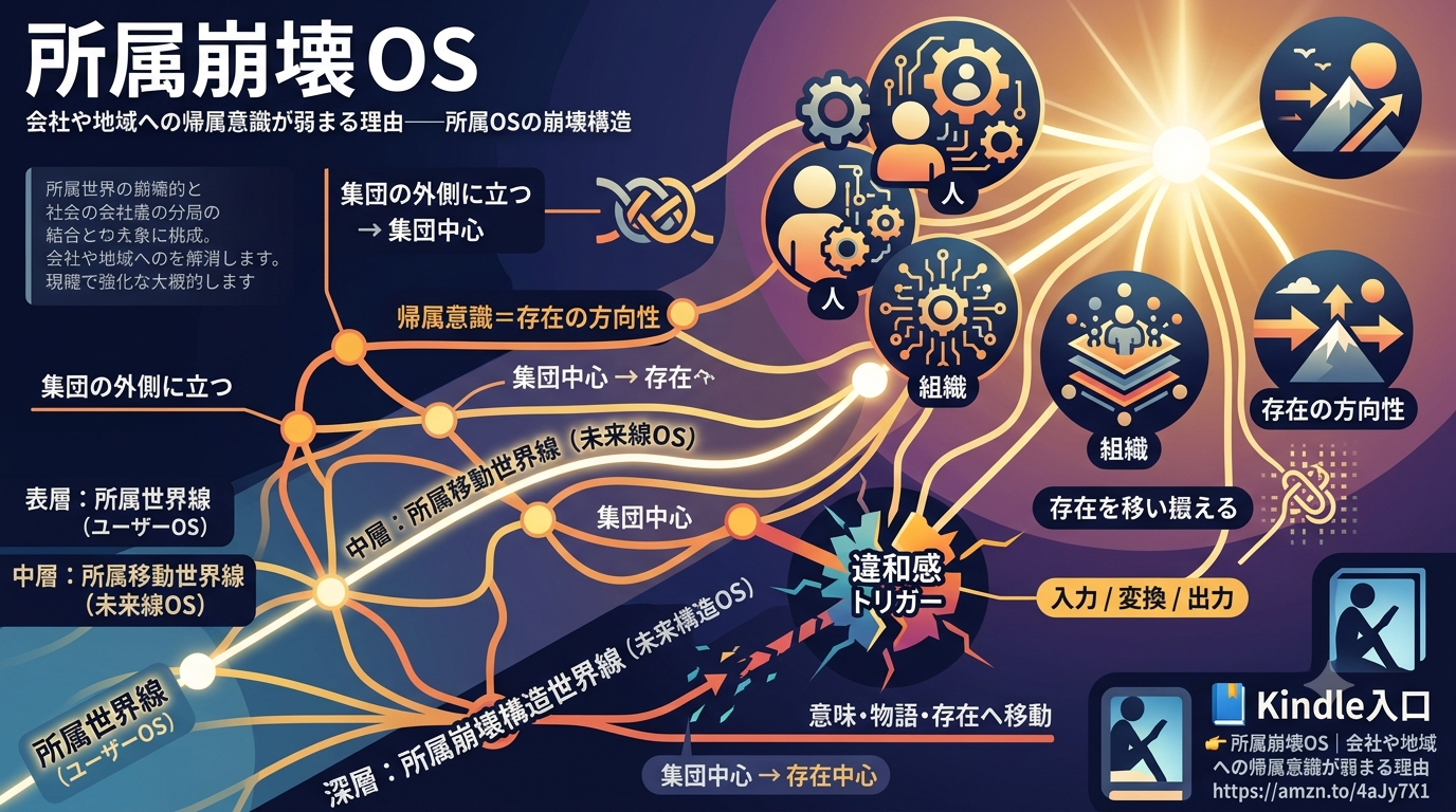 3204｜【所属崩壊 OS】会社や地域への帰属意識が弱まる理由──所属OSの崩壊構造