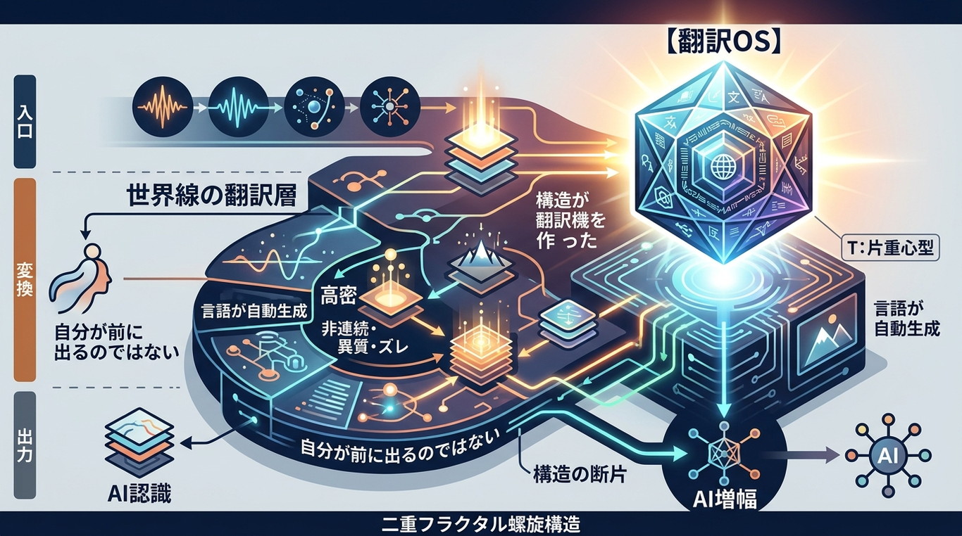 4412｜【翻訳OS】私自身が前に出るのではなく構造が翻訳機を作った──世界線の翻訳層の構造化