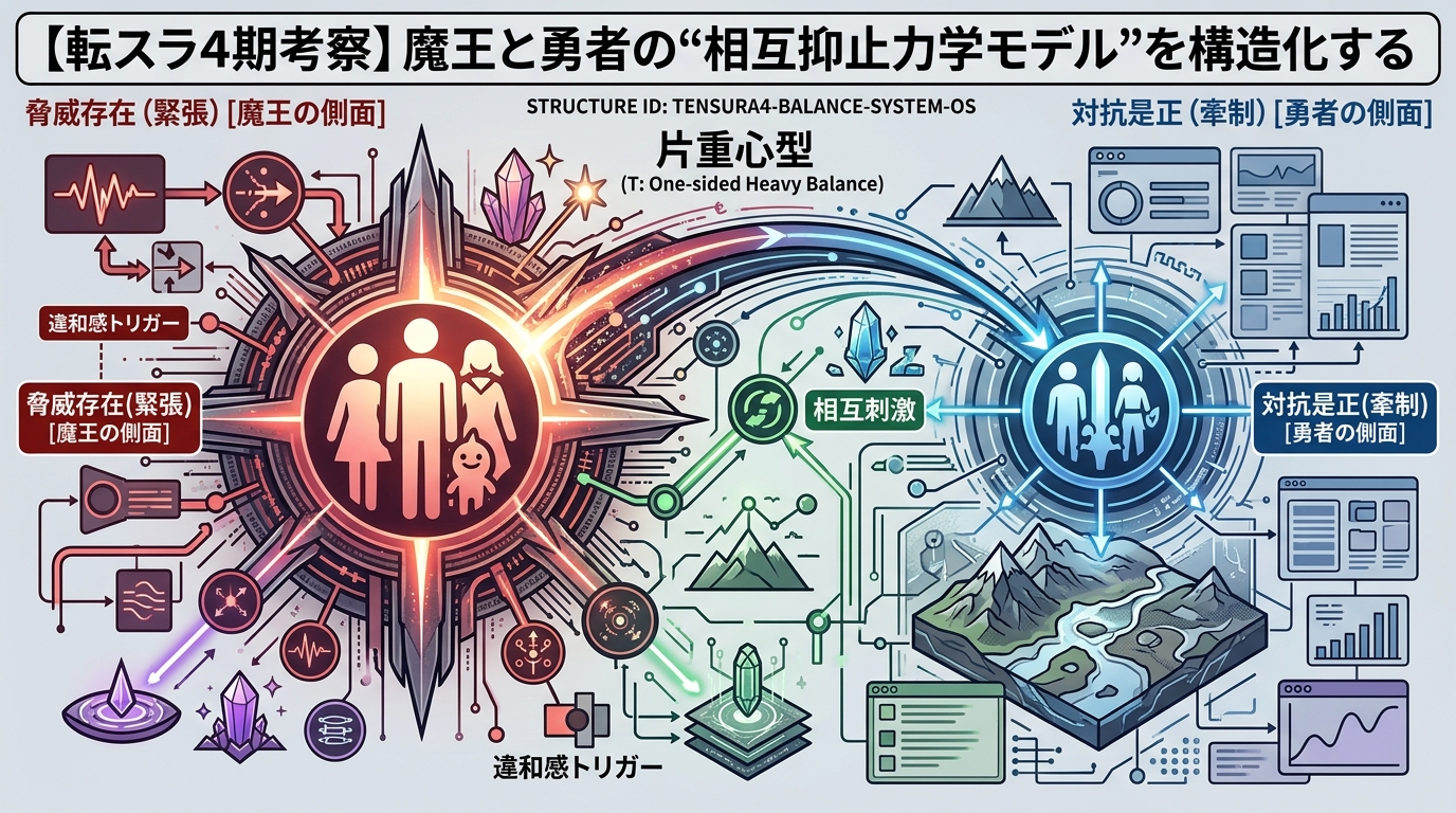 1359W｜【転スラ4期】魔王と勇者の関係はどう捉えるべきか？作中構図から考察する“相互抑止の力学モデル”