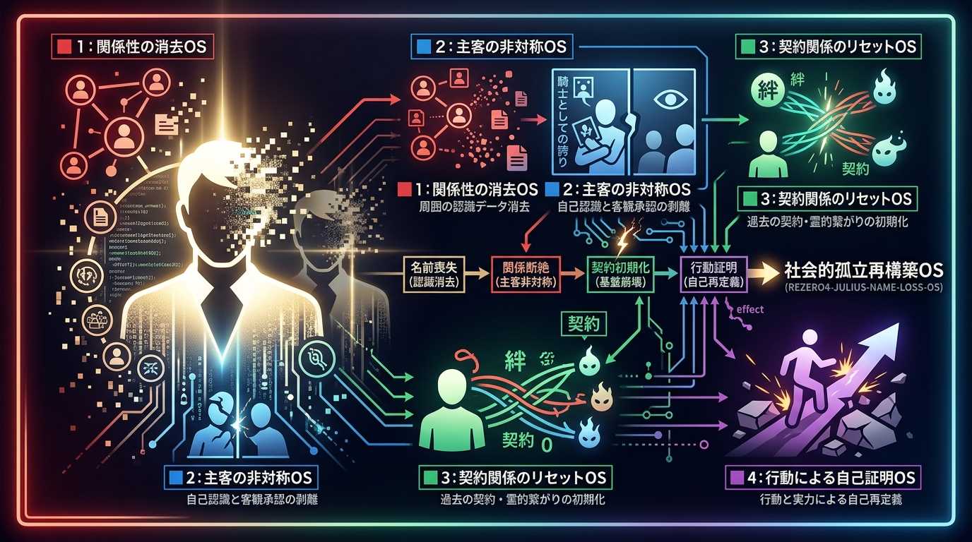 1368W｜【リゼロ4期】ユリウスの名前が奪われた影響は？世界から“最優の騎士”が消える絶望を構造OSで読み解く