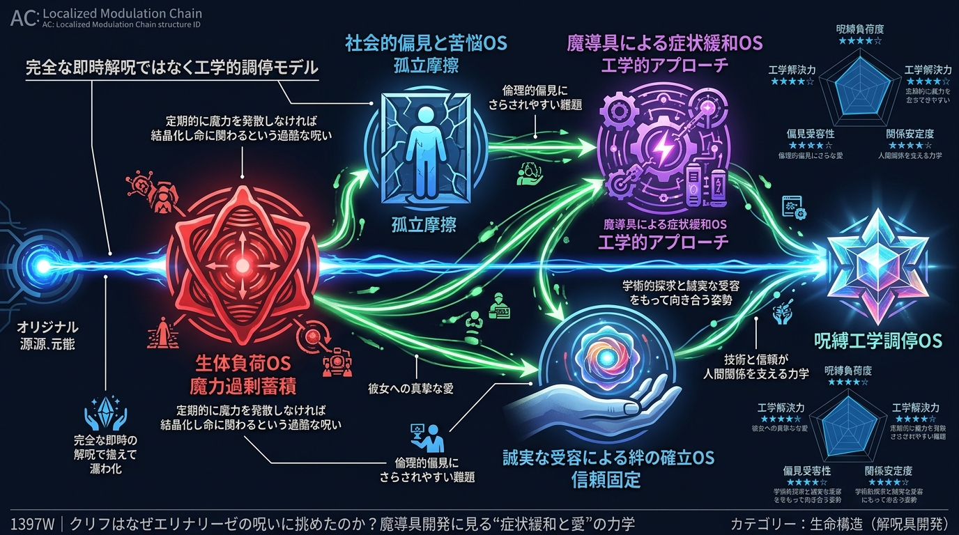 1397W｜【無職転生3期】クリフはなぜエリナリーゼの呪いに挑めたのか？魔導具開発に見る“症状緩和と愛”の力学