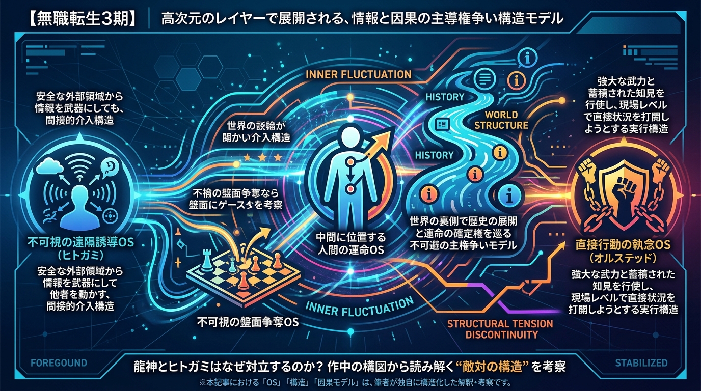 1403W｜【無職転生3期】龍神とヒトガミはなぜ対立するのか？作中の構図から読み解く“敵対の構造”を考察