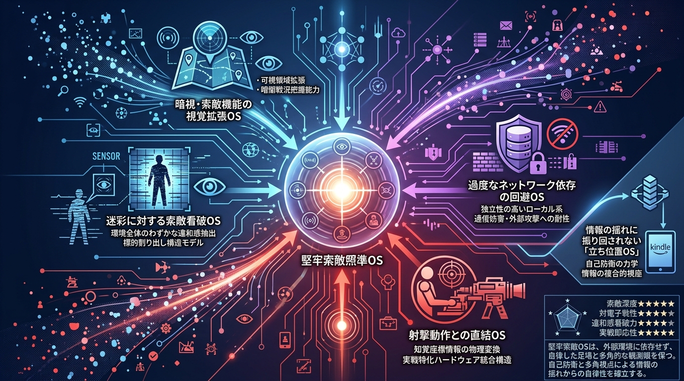 1417W｜【攻殻機動隊】バトーの義眼はなぜジャミングされにくい？外部デバイスの“視覚強化”と索敵能力を考察