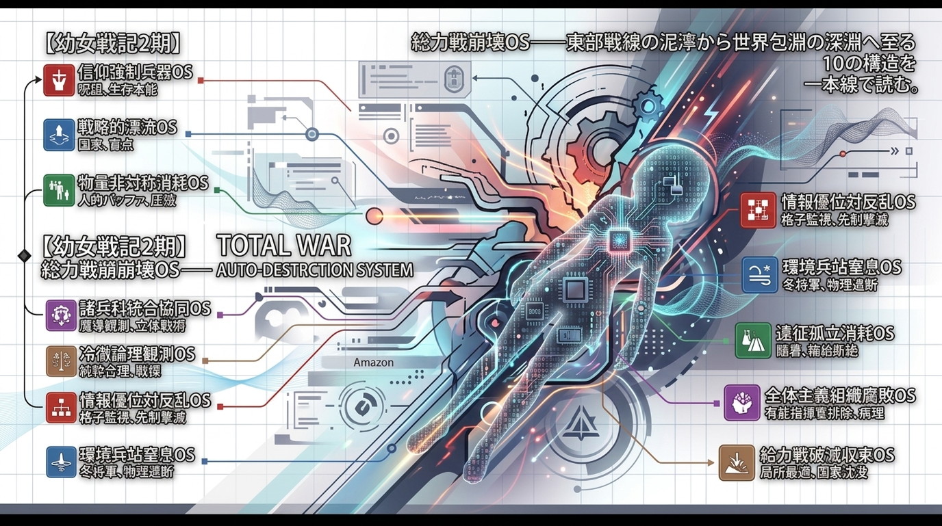 1456W〜1465W｜幼女戦記2期 “信仰・漂流・物量・協同・観測・偵察・冬将軍・環境・粛清・総括” の10本を一本線で読む