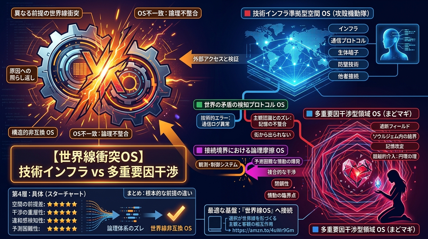 1496W｜【世界線衝突OS】まどマギ×攻殻──偽世界と電脳世界はどこで互換性を失うのか