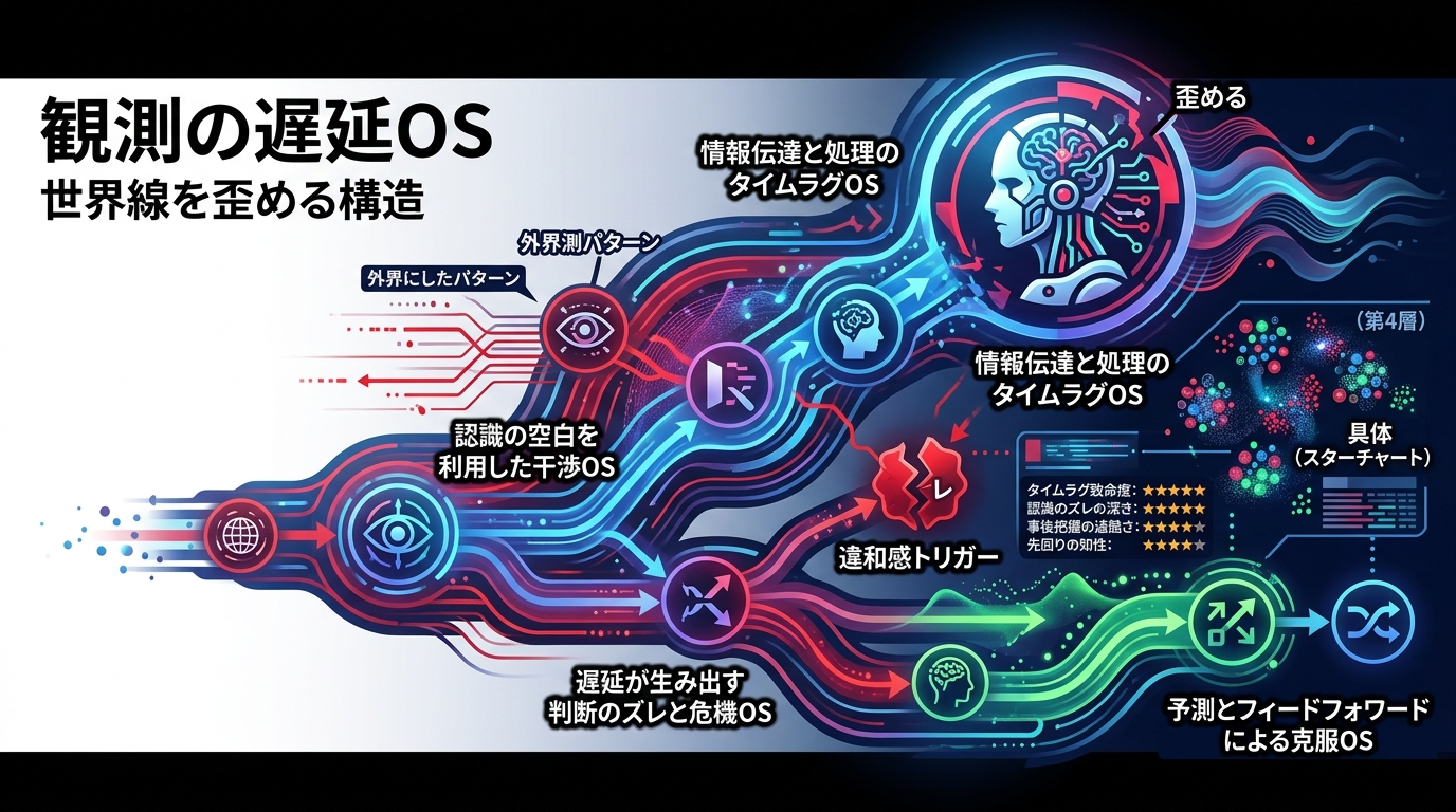 1532W｜【観測の遅延OS】攻殻×シュタゲ──観測の遅延が世界線を歪める構造