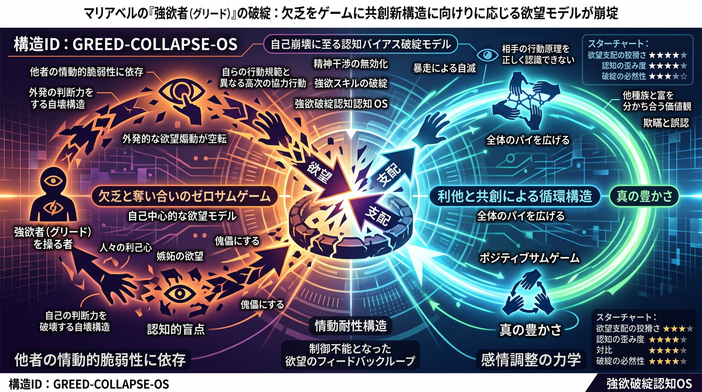 1810W｜【転スラ4期】マリアベルの「強欲者（グリード）」の破綻──人間の欲望を過大評価しテンペストの構造的豊かさを見誤った心理的盲点。