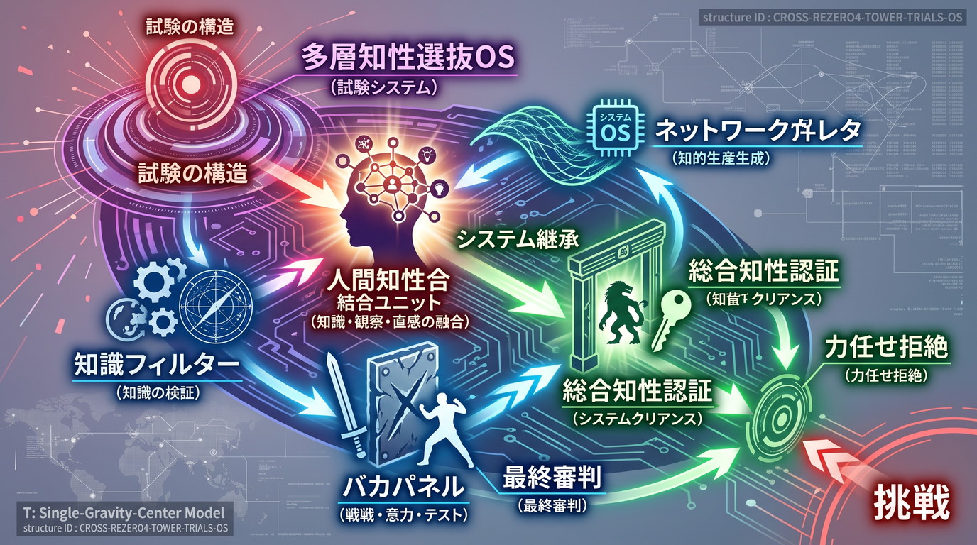 1817W｜【リゼロ4期】監視塔の「五つの試験」が求める知性の多層性──力技を封じ知識・観察・直感の総合力を試す古代システムのデザイン。