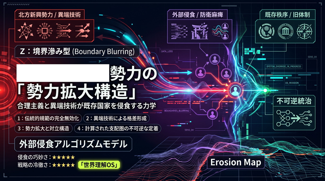1852W｜【クレバテス】ヴォーデイン勢力の「勢力拡大構造」──合理主義と異端技術が既存国家を侵食する力学。