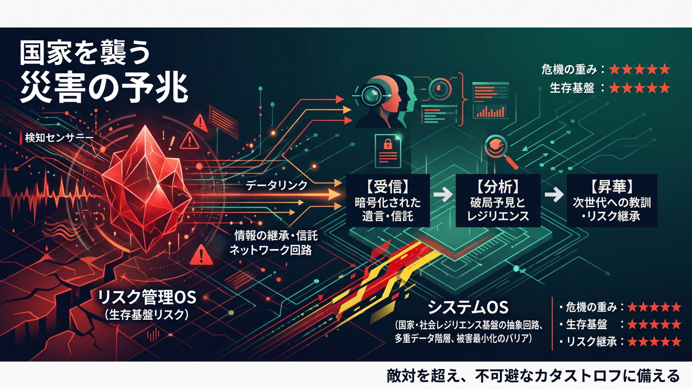 1874W｜【薬屋のひとりごと シーズン3】楼蘭から最後に託された「国を襲う災害の予兆」──次世代の危機管理と国家の持続性を揺るがす「リスク管理OS」。