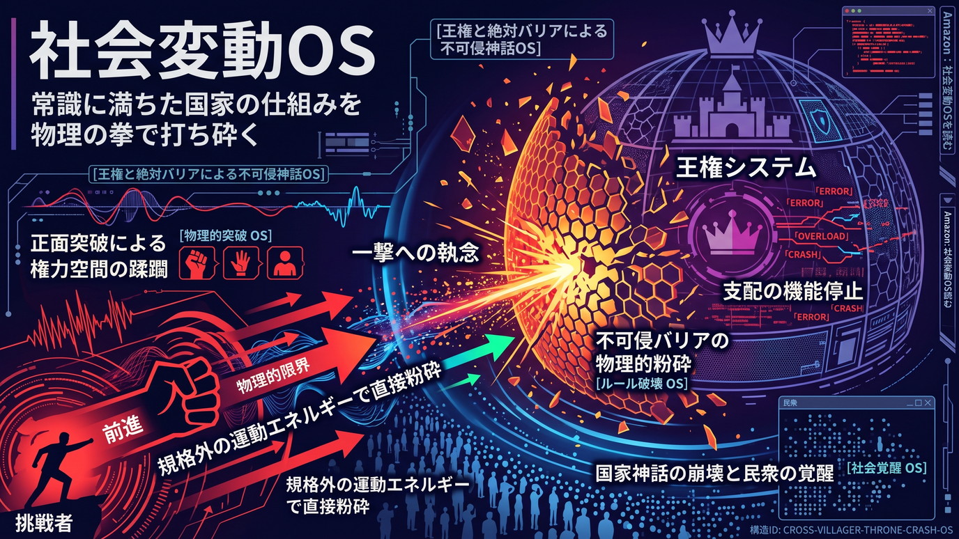 1922W｜【LV999の村人】王城突入と国王シモンの特殊バリアとの激突──クソみたいな常識に満ちた国家の仕組みを物理の拳で打ち砕く「社会変動OS」の波紋。
