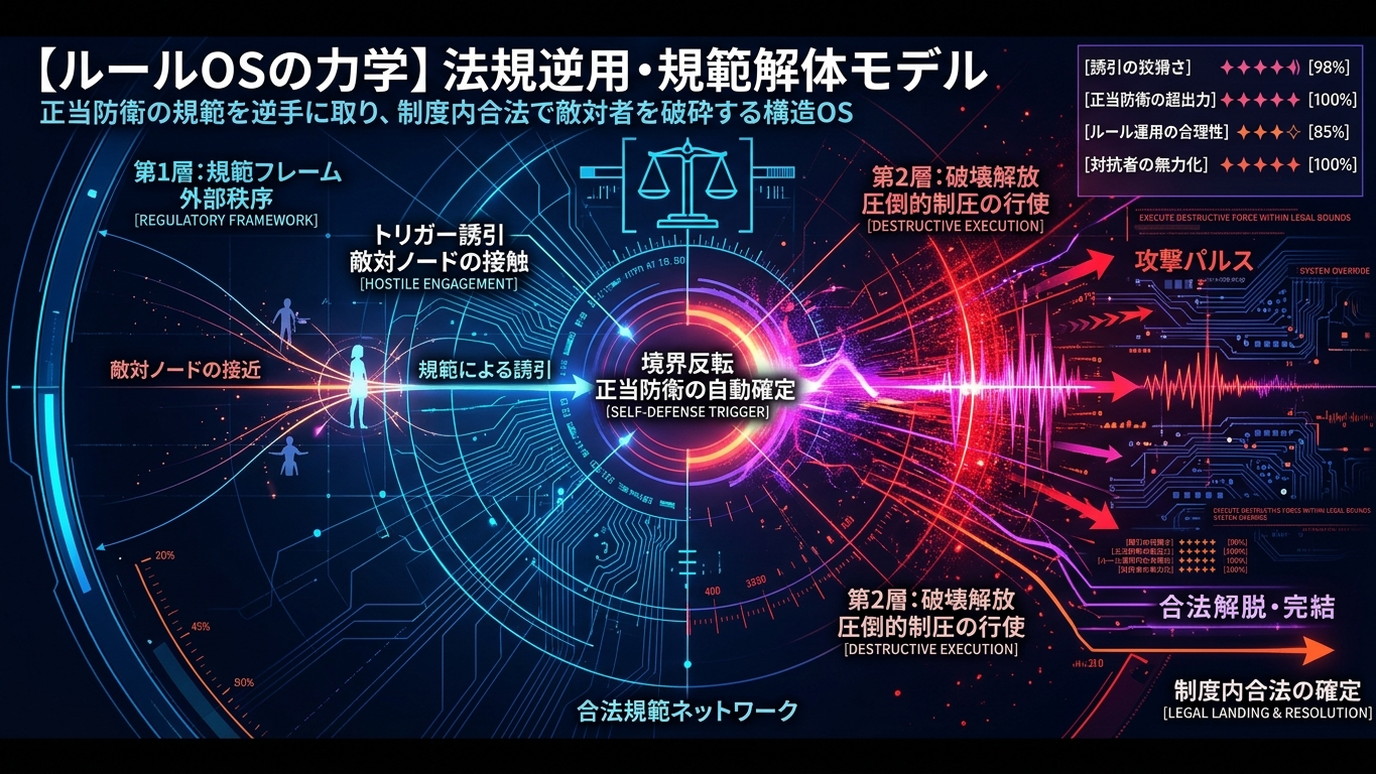 2283W｜【凶乱令嬢】絡んできたマフィアを「正当防衛」の建前で嬉々として粉砕──貴族社会の法規と倫理ルールを逆手に取る「ルール構造OS」の力学。